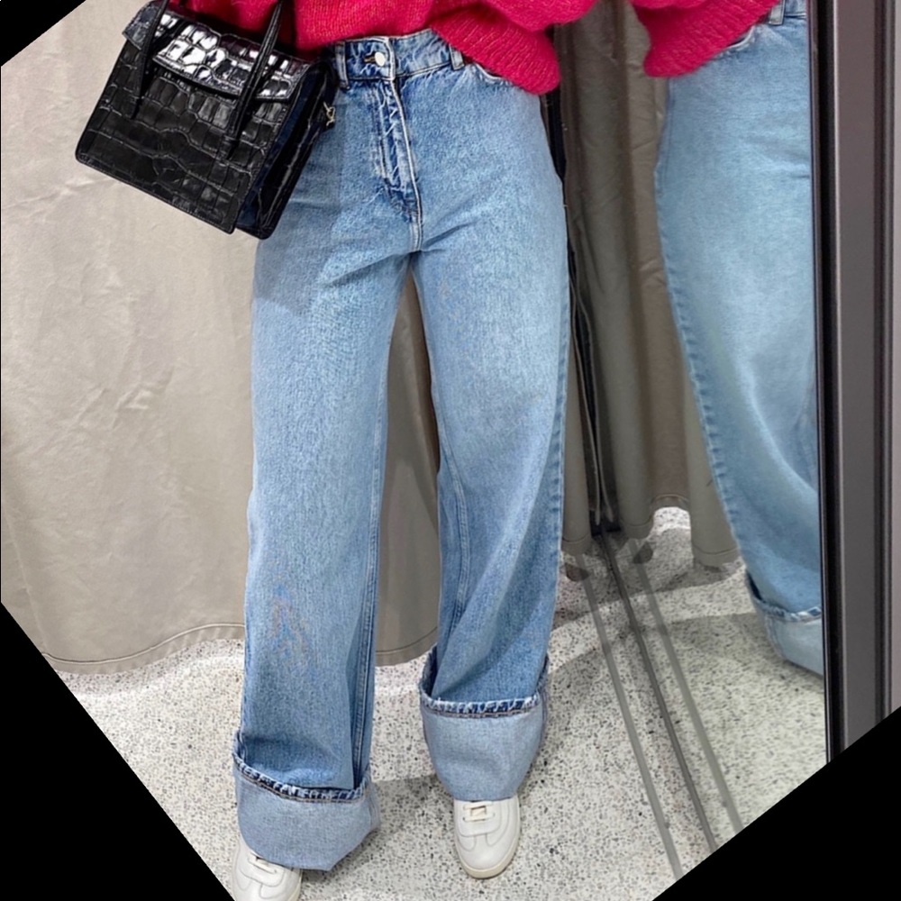 Zara extra long jeans
